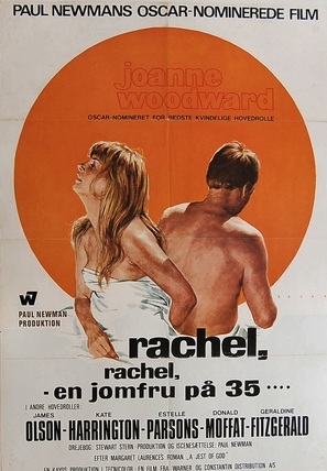 Rachel, Rachel - Danish Movie Poster (thumbnail)