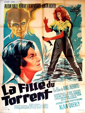 La fille du torrent - French Movie Poster (thumbnail)