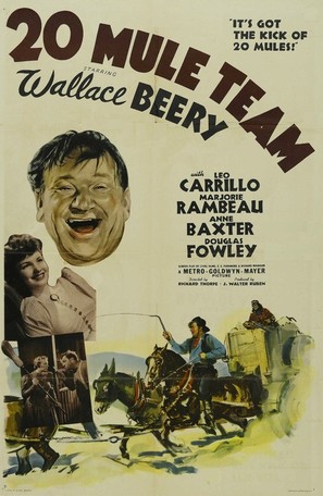 20 Mule Team - Movie Poster (thumbnail)