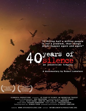 40 Years of Silence: An Indonesian Tragedy - Indonesian Movie Poster (thumbnail)