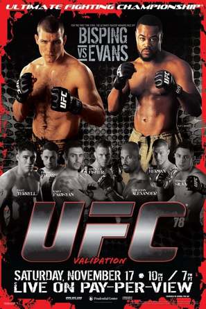 UFC 78: Validation - Movie Poster (thumbnail)