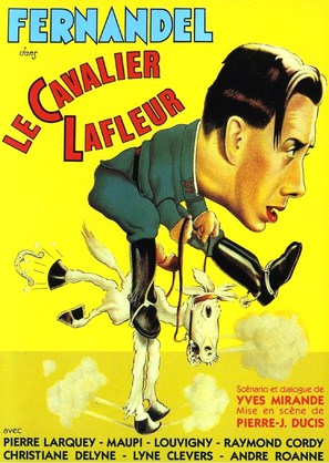 Le cavalier Lafleur - French Movie Poster (thumbnail)