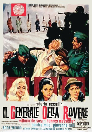 Il generale della Rovere - Italian Movie Poster (thumbnail)