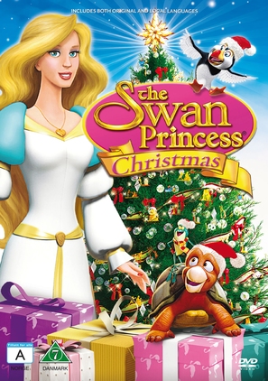 The Swan Princess Christmas - Danish DVD movie cover (thumbnail)
