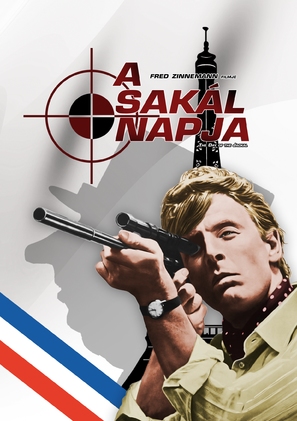 The Day of the Jackal - Hungarian DVD movie cover (thumbnail)