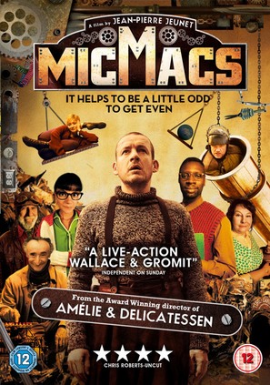 Micmacs &agrave; tire-larigot - British DVD movie cover (thumbnail)