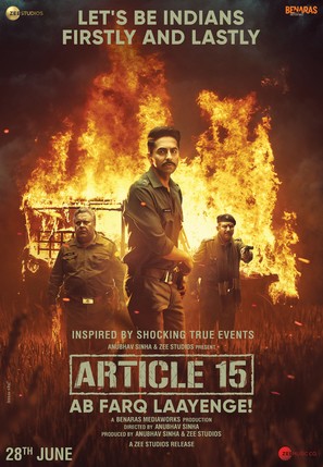 Article 15 - Indian Movie Poster (thumbnail)