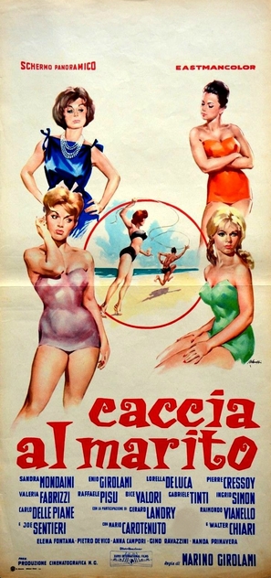 Caccia al marito - Italian Movie Poster (thumbnail)