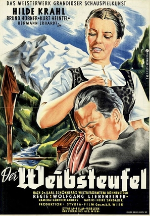 Der Weibsteufel - German Movie Poster (thumbnail)