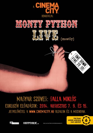 Monty Python Live (Mostly) - Hungarian Movie Poster (thumbnail)