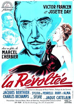La r&eacute;volt&eacute;e - French Movie Poster (thumbnail)