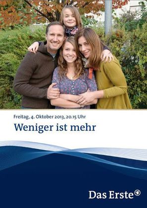 Weniger ist mehr - German Movie Cover (thumbnail)