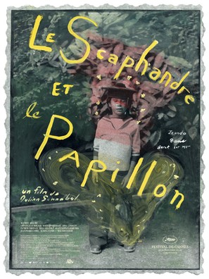 Le scaphandre et le papillon - French Movie Poster (thumbnail)