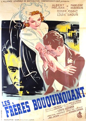 Les fr&egrave;res Bouquinquant - French Movie Poster (thumbnail)