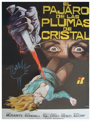 L&#039;uccello dalle piume di cristallo - Spanish Movie Poster (thumbnail)