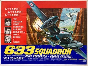 633 Squadron - British Movie Poster (thumbnail)