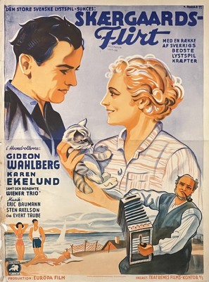 Sk&auml;rg&aring;rdsflirt - Danish Movie Poster (thumbnail)