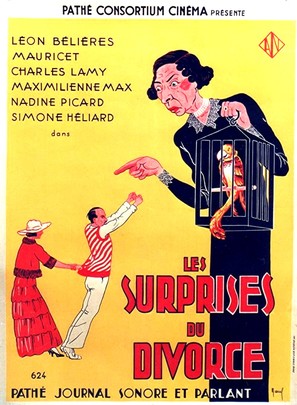 Les surprises du divorce - French Movie Poster (thumbnail)