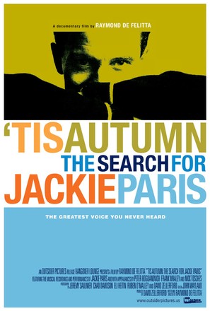 &#039;Tis Autumn: The Search for Jackie Paris - Movie Poster (thumbnail)