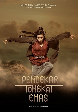 Pendekar Tongkat Emas - Indonesian Movie Poster (thumbnail)