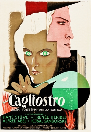 Cagliostro - Liebe und Leben eines gro&szlig;en Abenteurers - Swedish Movie Poster (thumbnail)