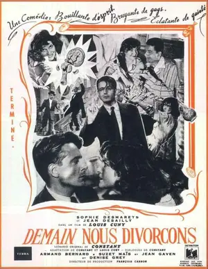 Demain nous divor&ccedil;ons - French Movie Poster (thumbnail)