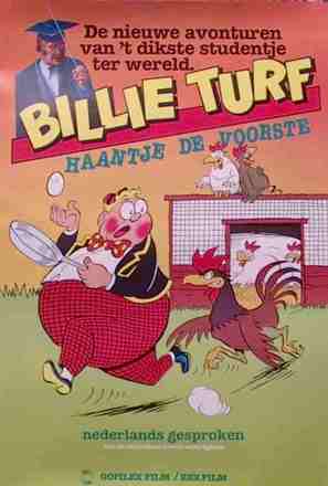 Billy Turf haantje de voorste - Dutch Movie Poster (thumbnail)