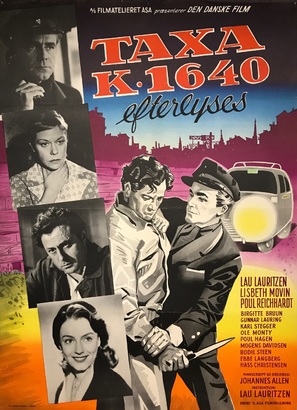 Taxa K 1640 efterlyses - Danish Movie Poster (thumbnail)