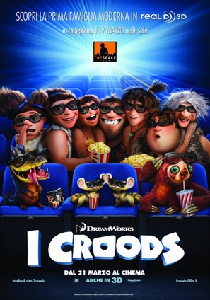 The Croods - Italian Movie Poster (thumbnail)