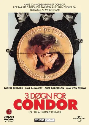 Three Days of the Condor - Danish Movie Cover (thumbnail)