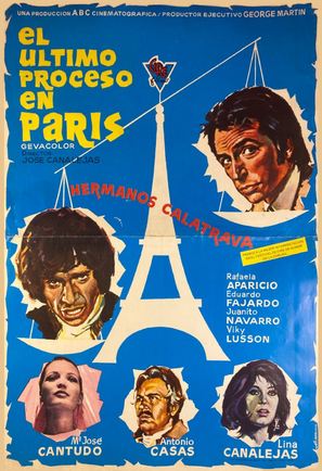 El &uacute;ltimo proceso en Par&iacute;s - Spanish Movie Poster (thumbnail)