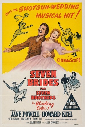 Seven Brides for Seven Brothers - Australian Movie Poster (thumbnail)