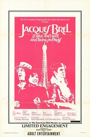 Jacques Brel Is Alive and Well and Living in Paris - Movie Poster (thumbnail)