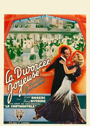 The Gay Divorcee - Belgian Movie Poster (thumbnail)