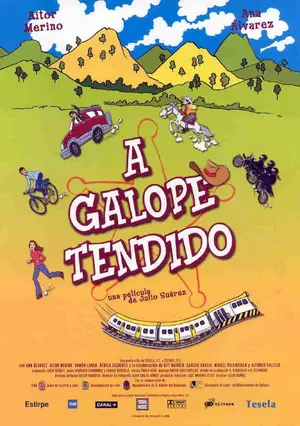 A galope tendido Poster