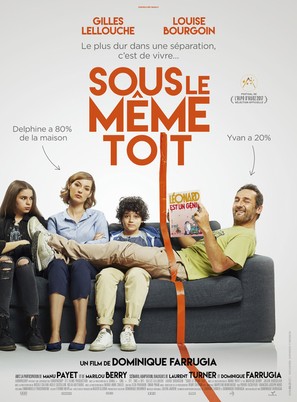 Sous le m&ecirc;me toit - French Movie Poster (thumbnail)