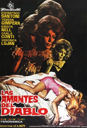 Las amantes del diablo - Spanish Movie Poster (thumbnail)