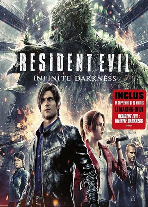 Resident Evil: Infinite Darkness - French DVD movie cover (thumbnail)