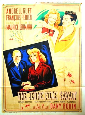 Une jeune fille savait - French Movie Poster (thumbnail)