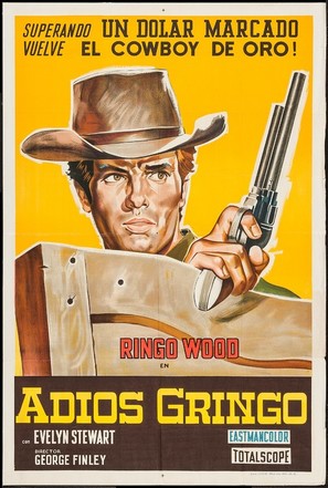Adi&oacute;s gringo - Argentinian Movie Poster (thumbnail)