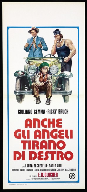 Anche gli angeli tirano di destro - Italian Movie Poster (thumbnail)