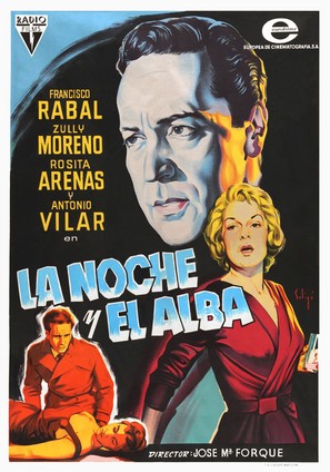 La noche y el alba - Spanish Movie Poster (thumbnail)