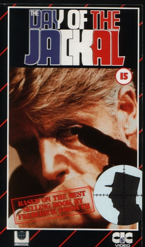 The Day of the Jackal - British VHS movie cover (thumbnail)