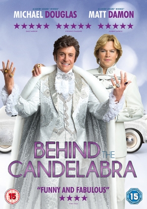 Behind the Candelabra - British DVD movie cover (thumbnail)