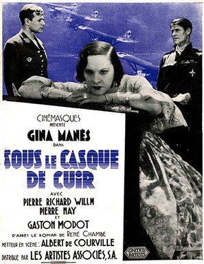 Sous le casque de cuir - French Movie Poster (thumbnail)