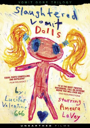 Slaughtered Vomit Dolls - Canadian DVD movie cover (thumbnail)