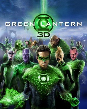 Green Lantern - Blu-Ray movie cover (thumbnail)