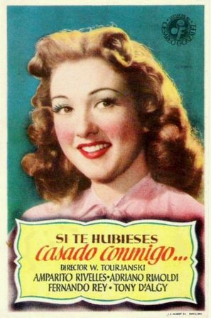 Si te hubieses casado conmigo - Spanish Movie Poster (thumbnail)