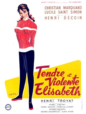 Tendre et violente Elisabeth - French Movie Poster (thumbnail)