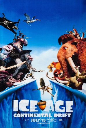 Ice Age: Continental Drift - Advance movie poster (thumbnail)